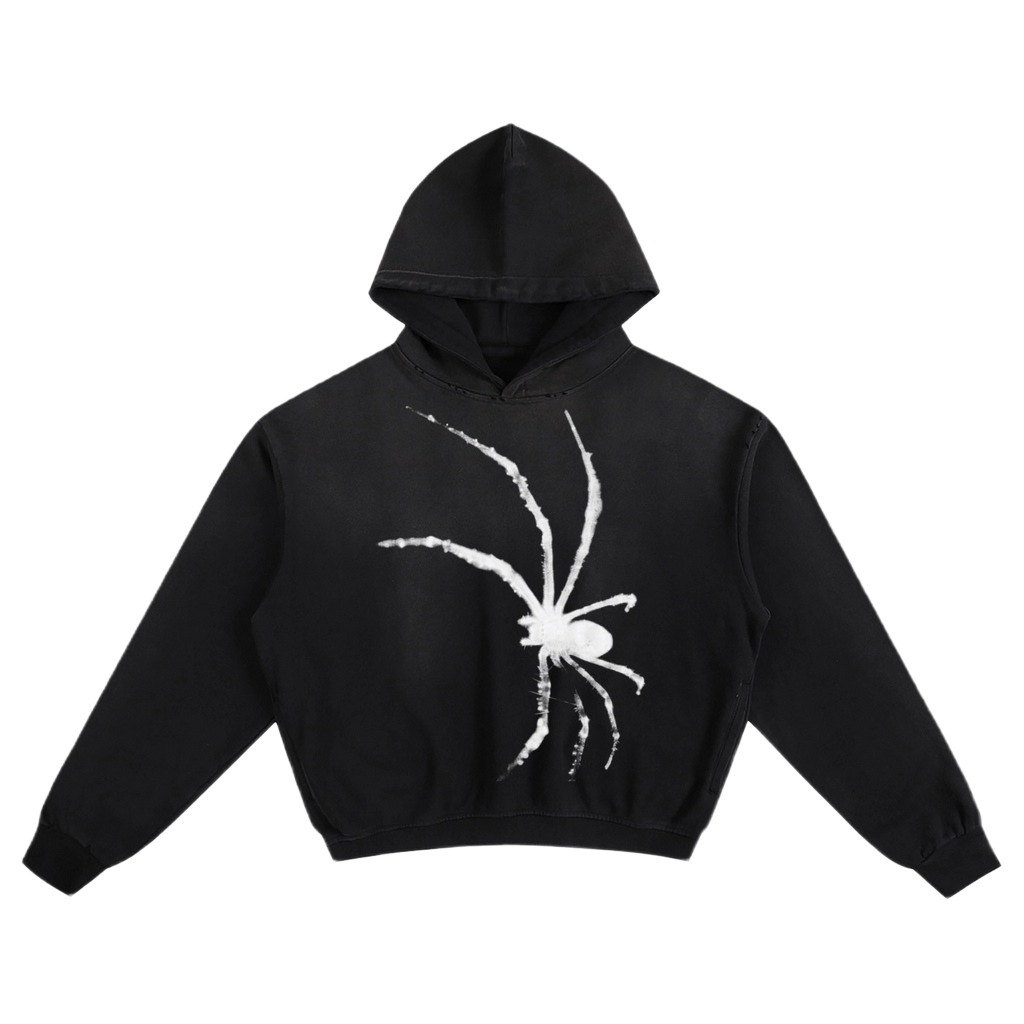 “null” spider hoodie