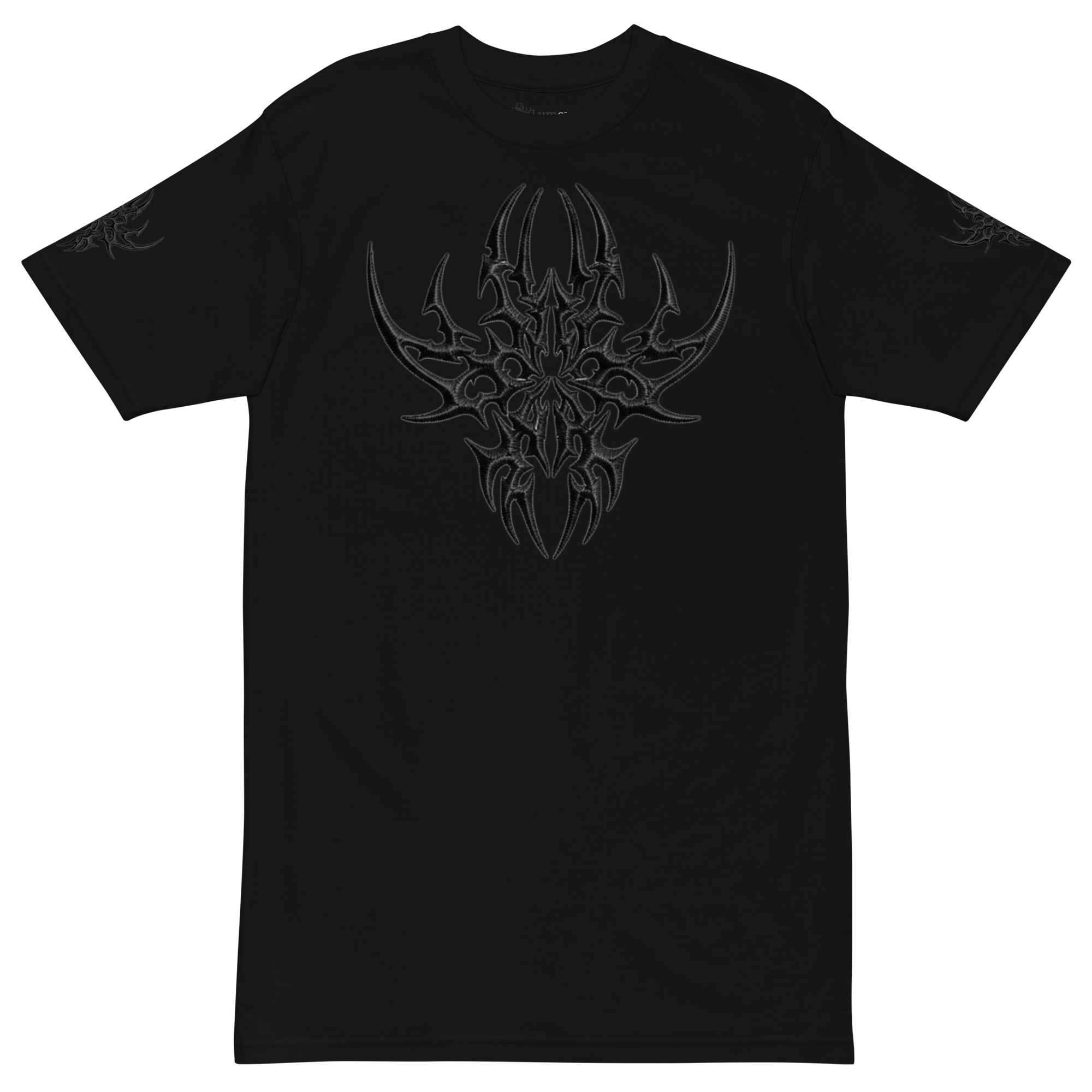 Lumevra CYBER COLLECTION Heavyweight Black Cotton Tee - Lumevra - 