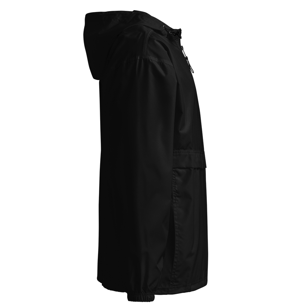 Lumevra x Champion CYBER COLLECTION Embroidered Black Packable Jacket - Lumevra - 